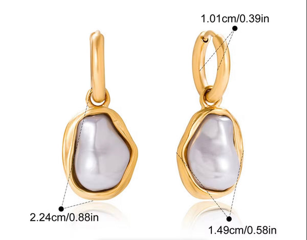 Pearl Hoops