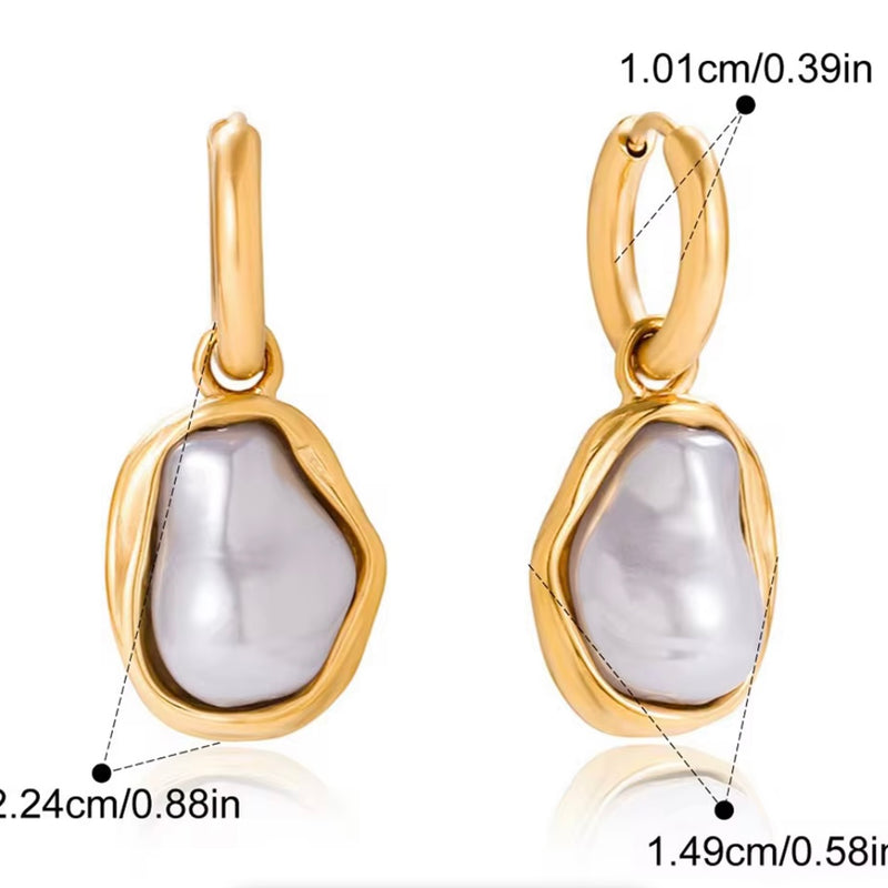Pearl Hoops