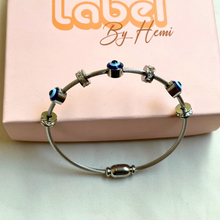 Evil eye Pipe Bracelet