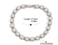 Square tennis bracelet