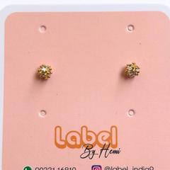 stone balls earrings