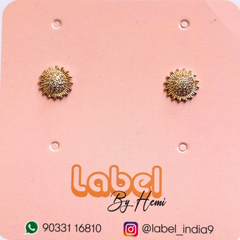 Sunflower earrings