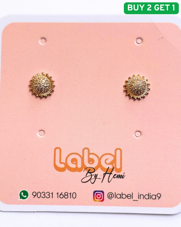 Sunflower earrings
