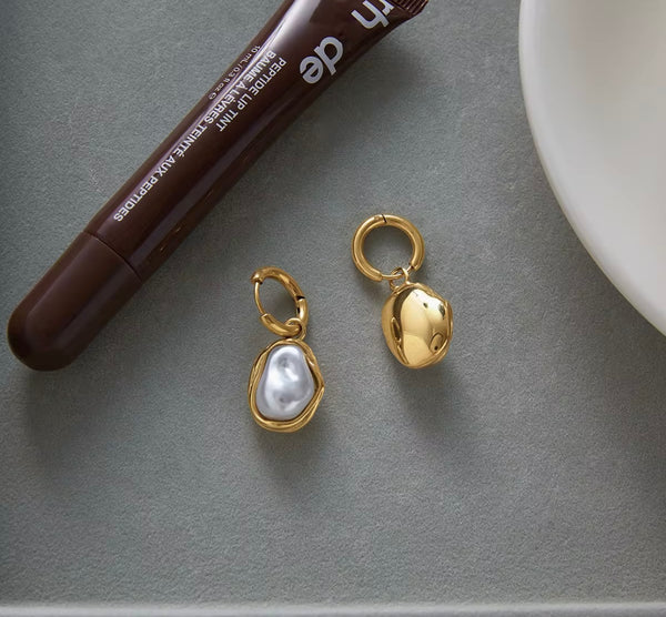 Pearl Hoops