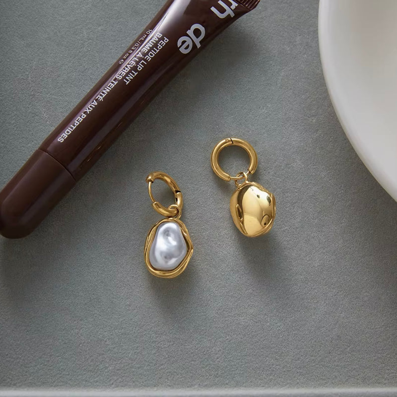 Pearl Hoops