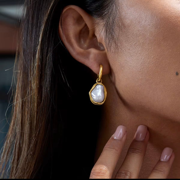 Pearl Hoops