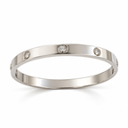 All Stone Broad Bracelet