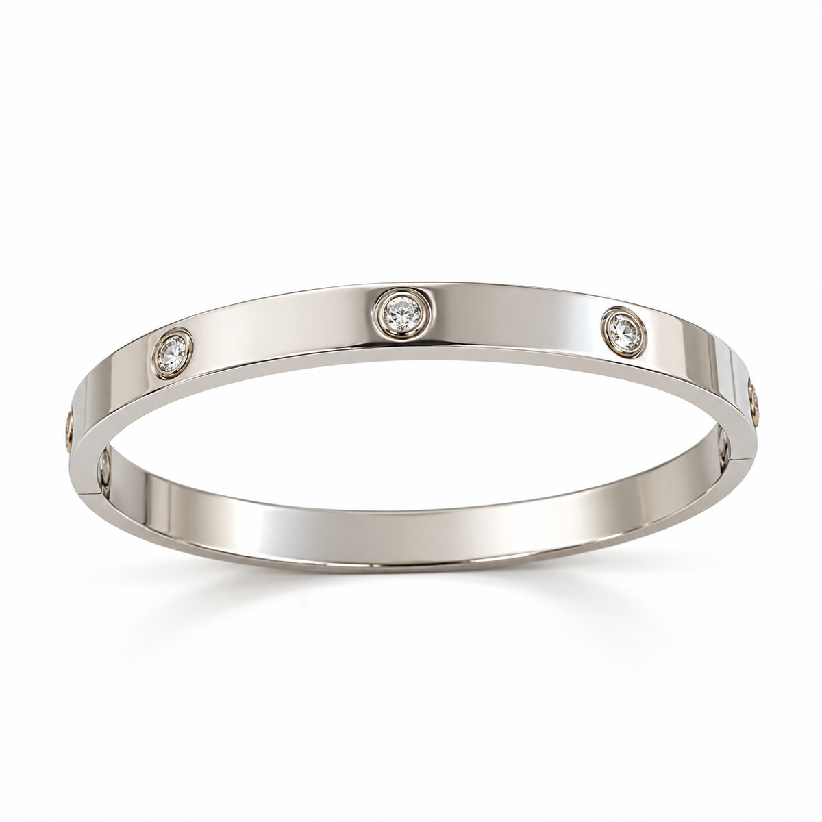 All Stone Broad Bracelet