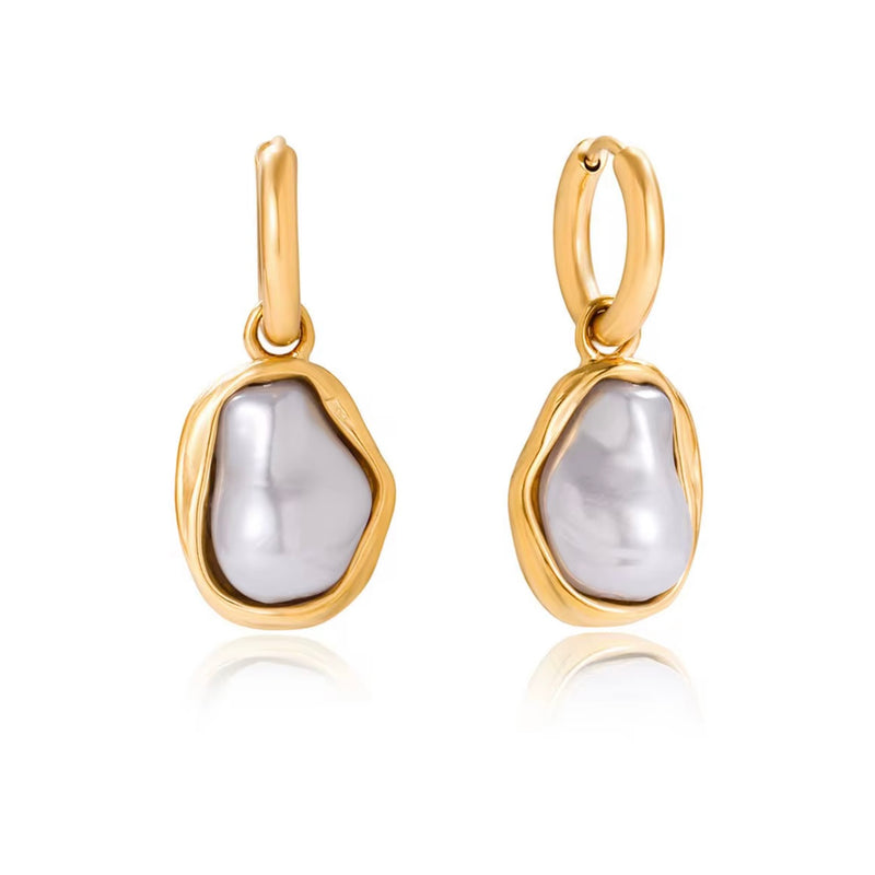 Pearl Hoops