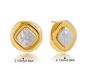 Square pearl Earrings