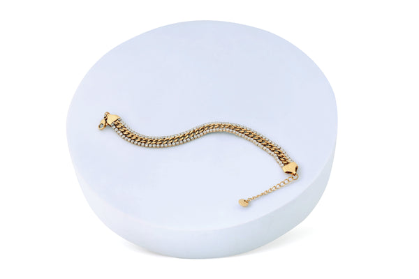 Link tennis bracelet