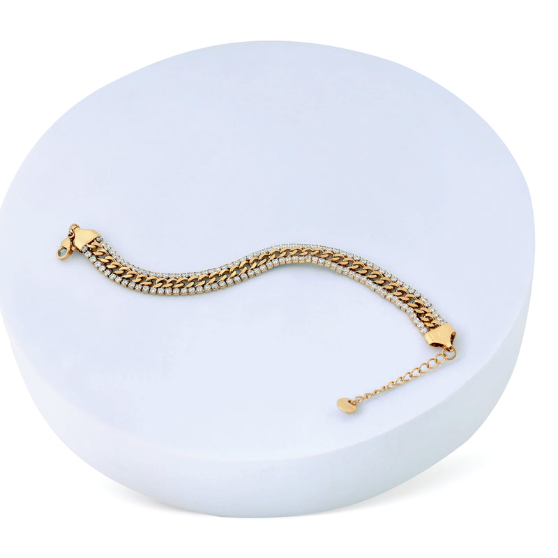 Link tennis bracelet