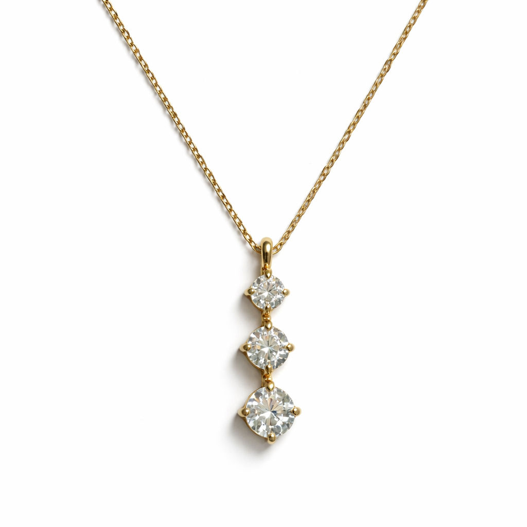 Trinity Drop Necklace