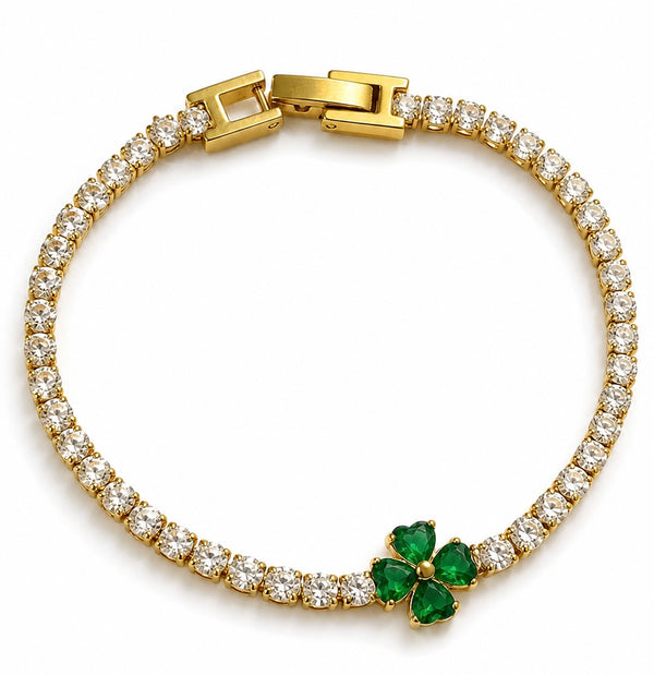 Emerald bloom bracelet