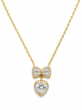 Velora Heart Bow Necklace