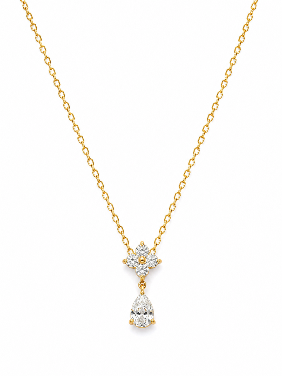 Flora TearDrop Necklace