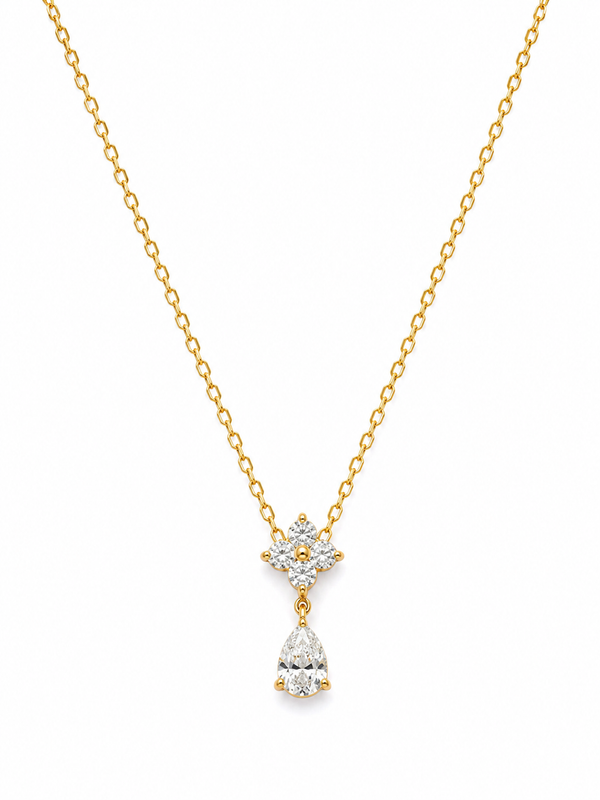 Flora TearDrop Necklace