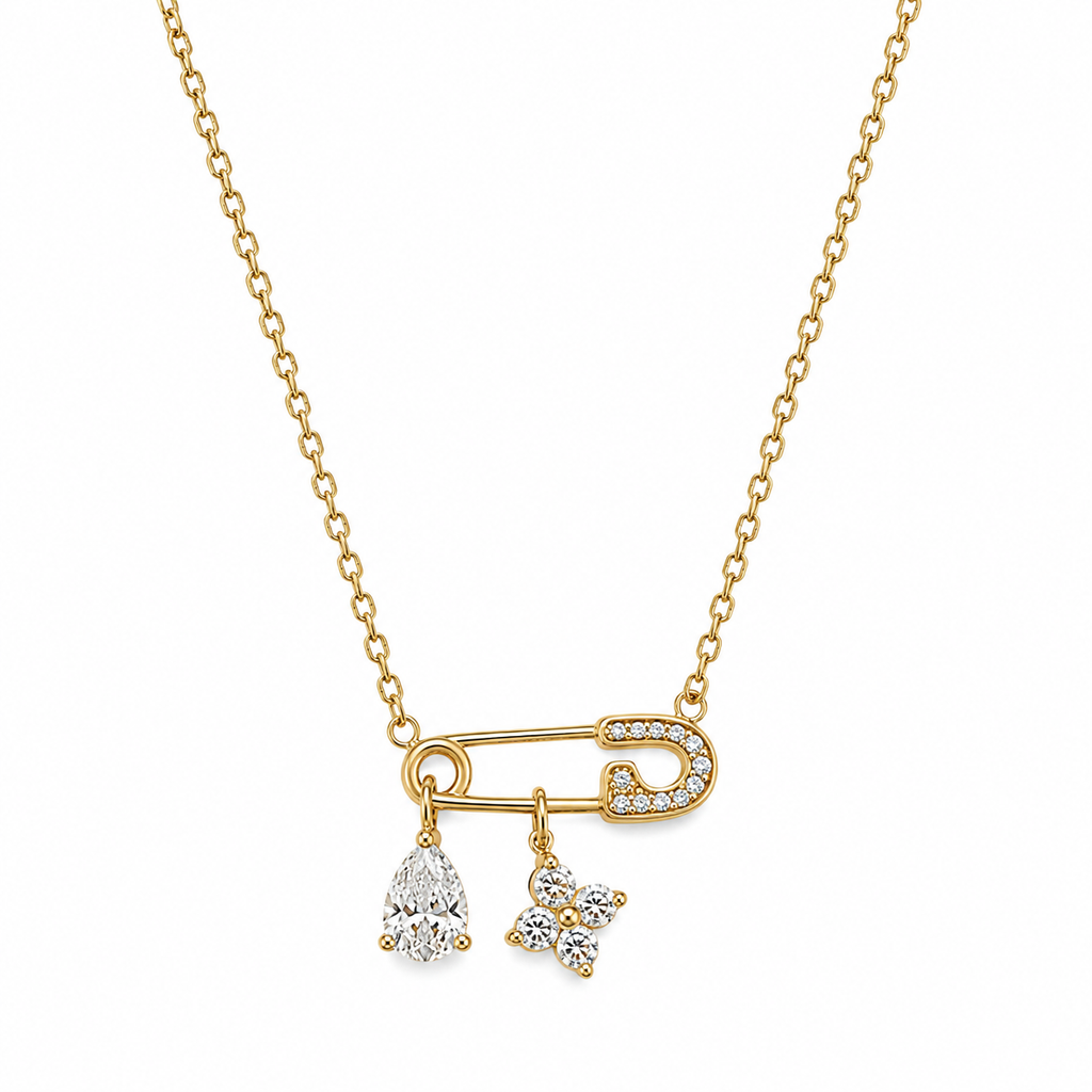 Pin Charm Necklace