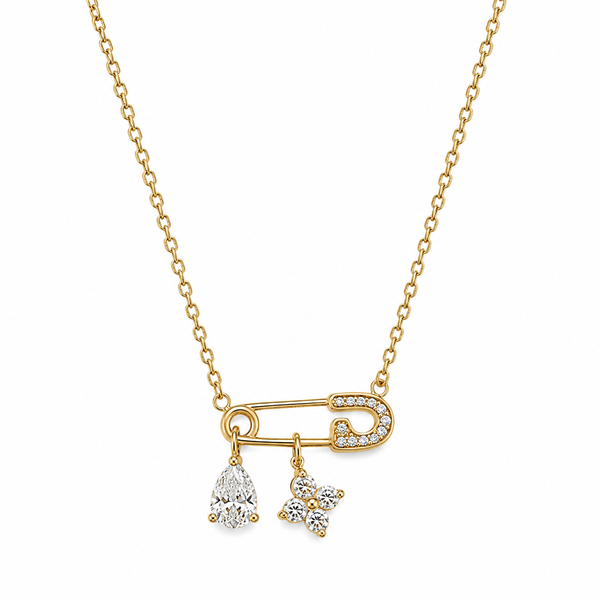 Pin Charm Necklace