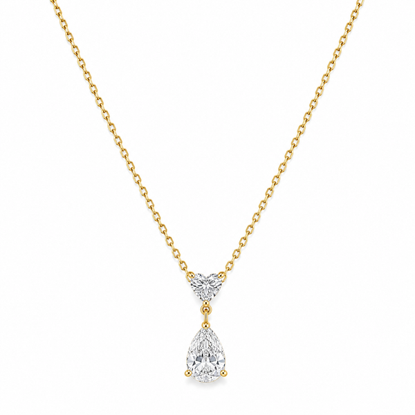 Heart Teardrop Necklace