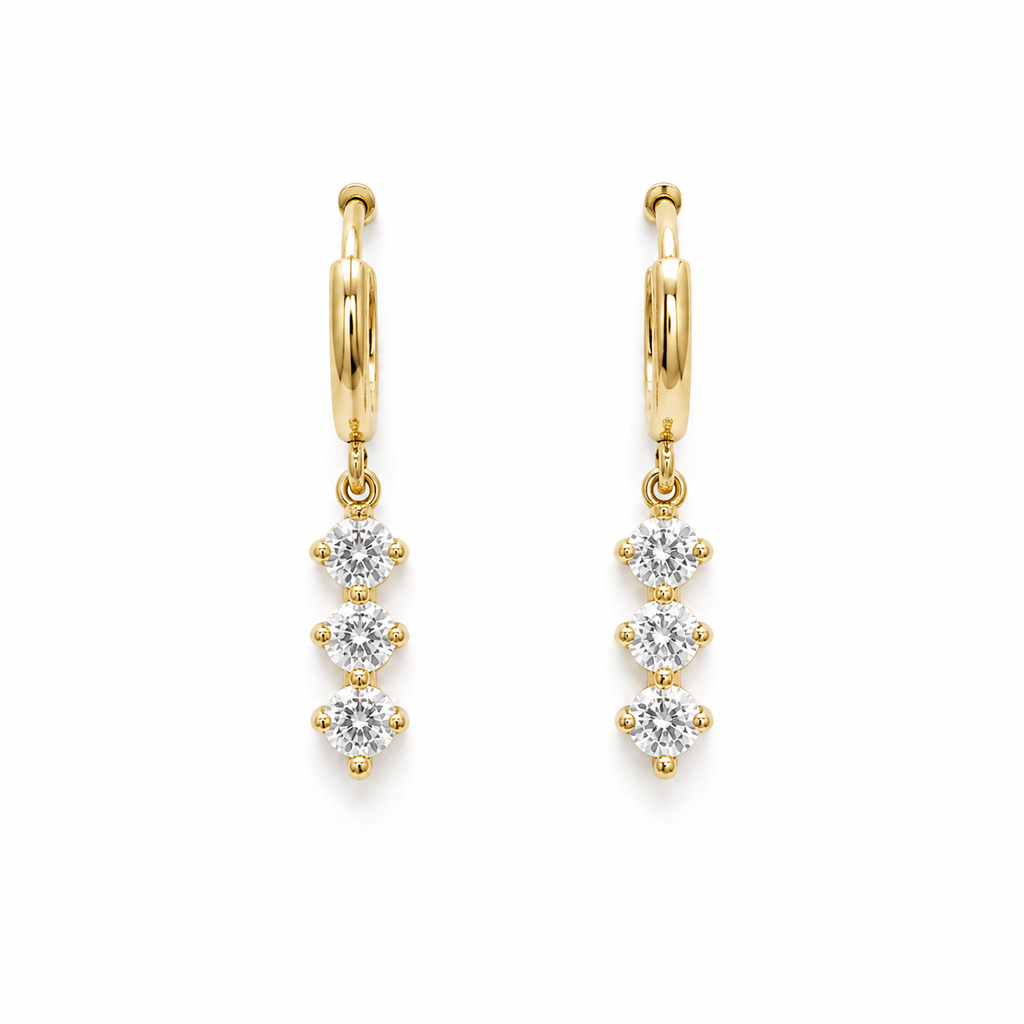 Trinity Drop Earrings