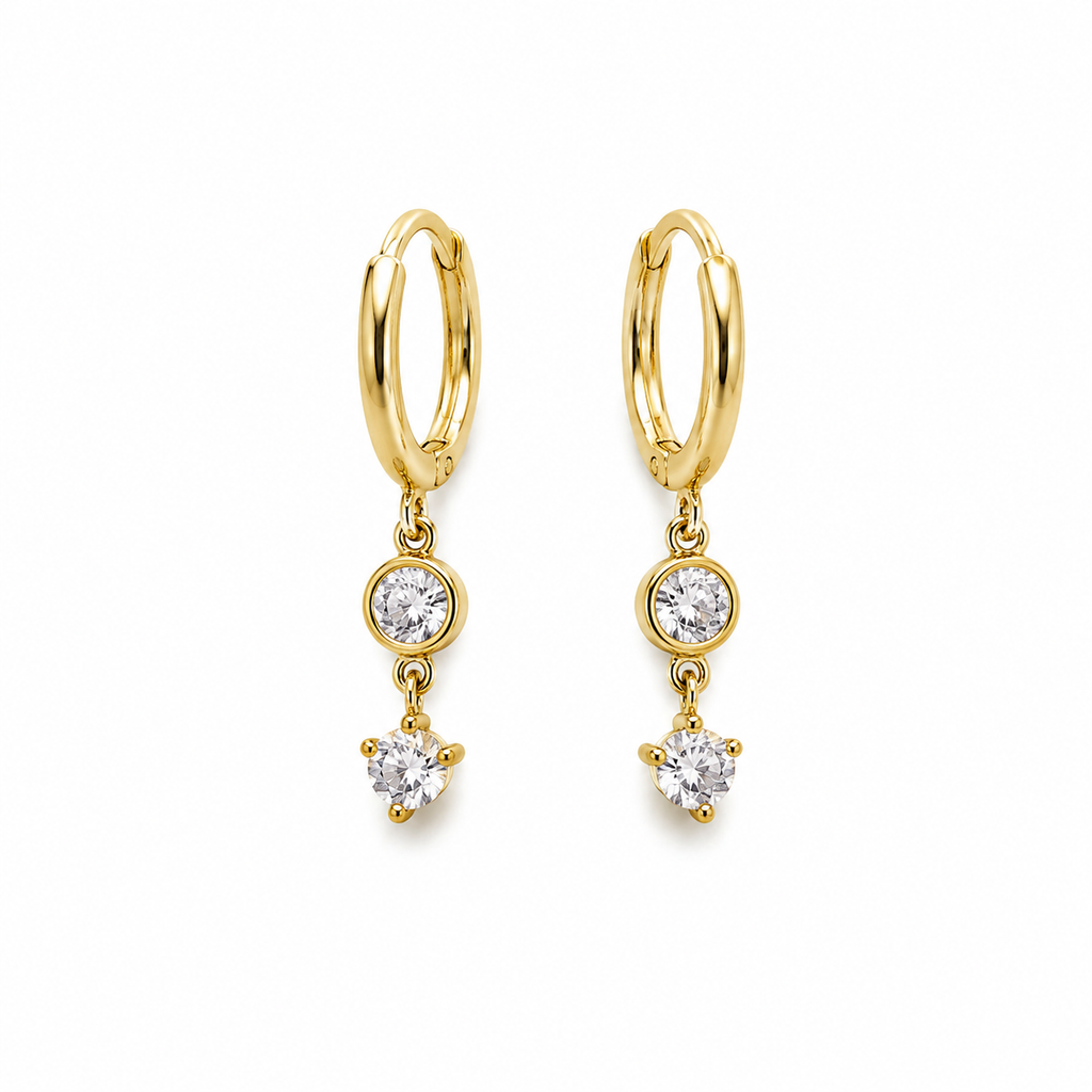 Double drop earrings