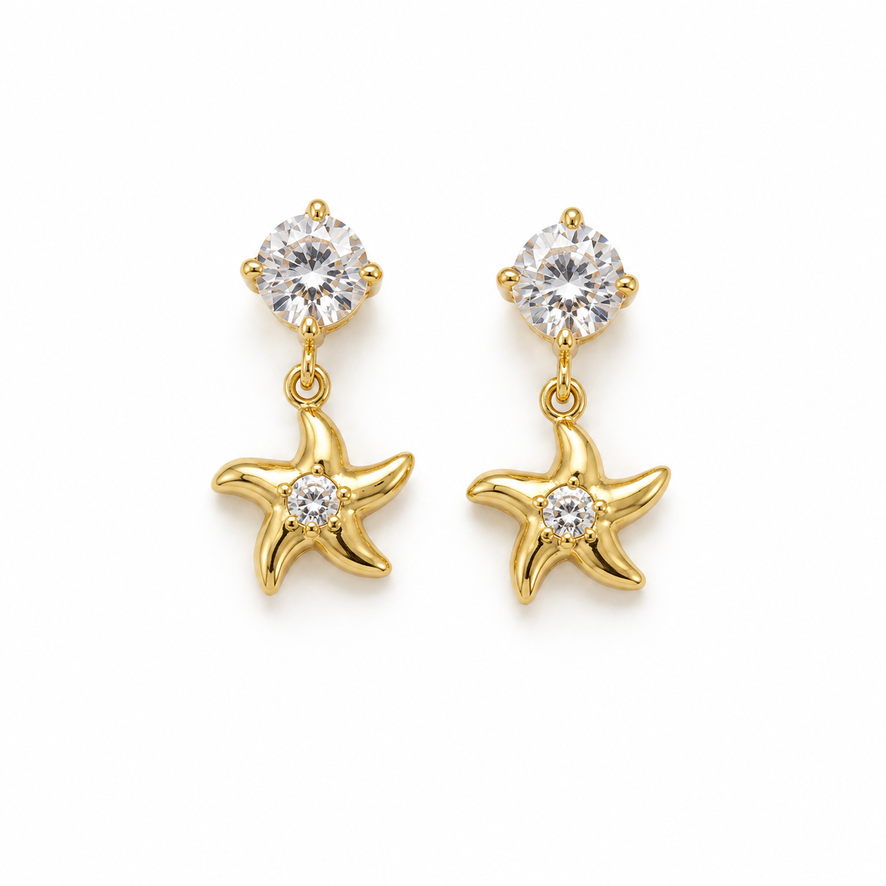 Star drop studs