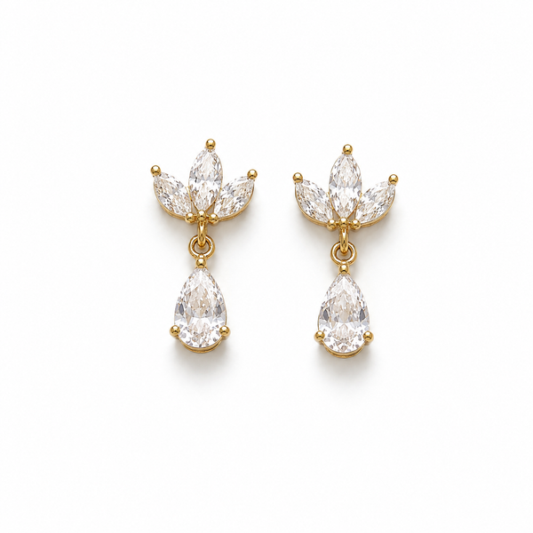 Lotus drop studs