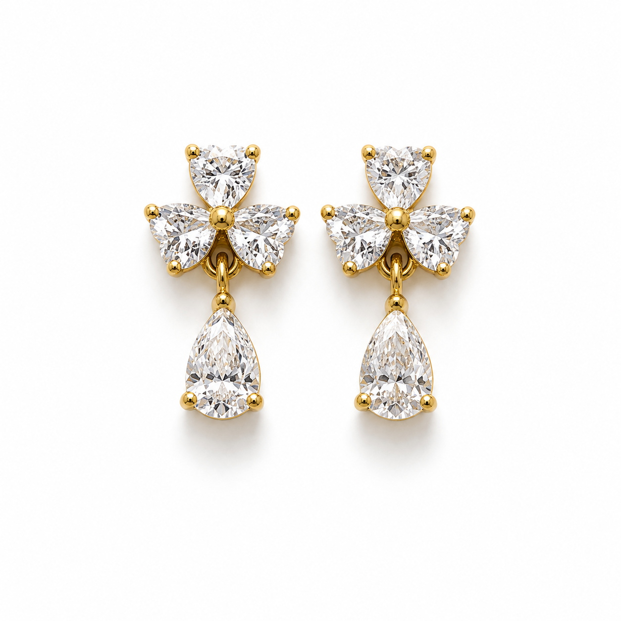 Flower drop studs