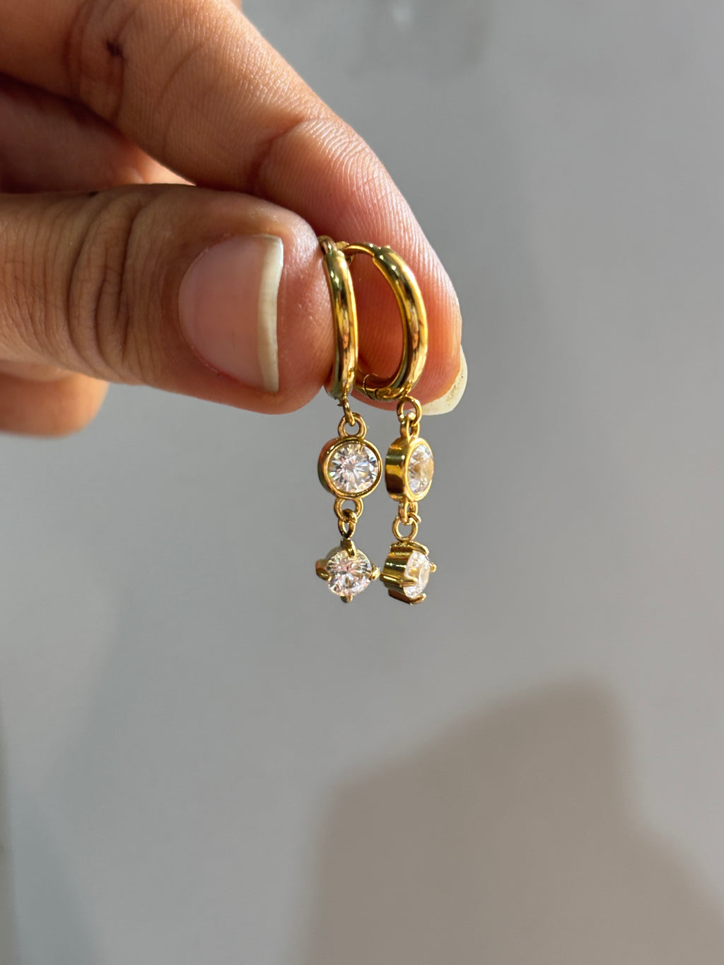 Double drop earrings