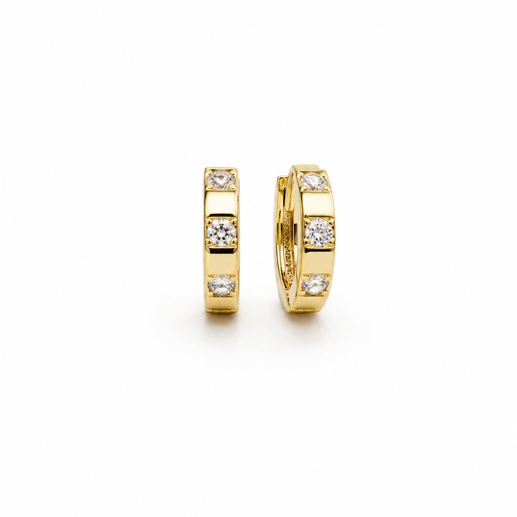 crystal hoops