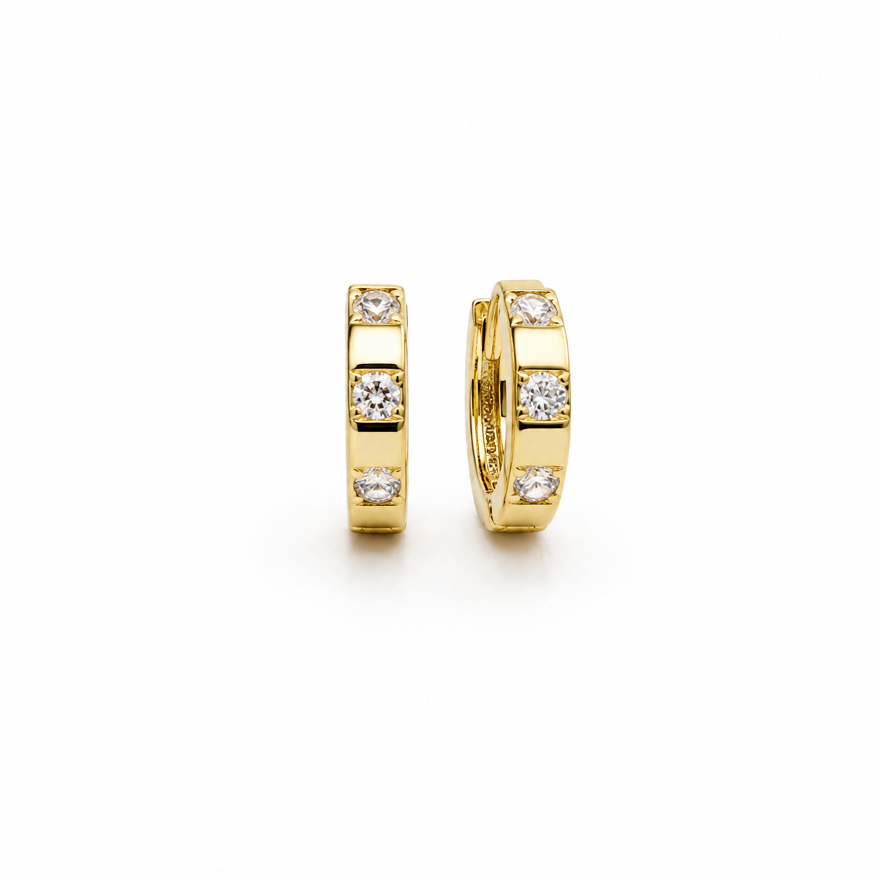 crystal hoops