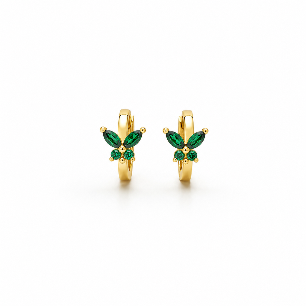Green butterfly Mini Huggie