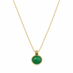 oval Green Necklace