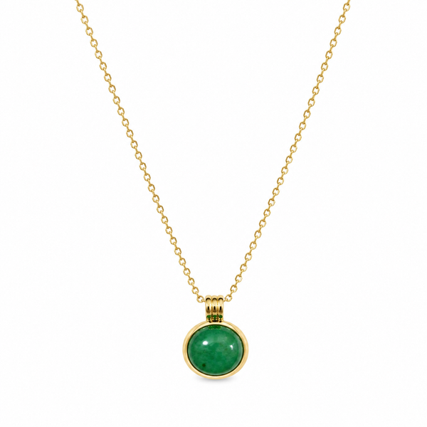 oval Green Necklace