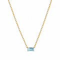 Blue wish necklace