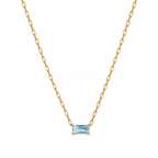 Blue wish necklace