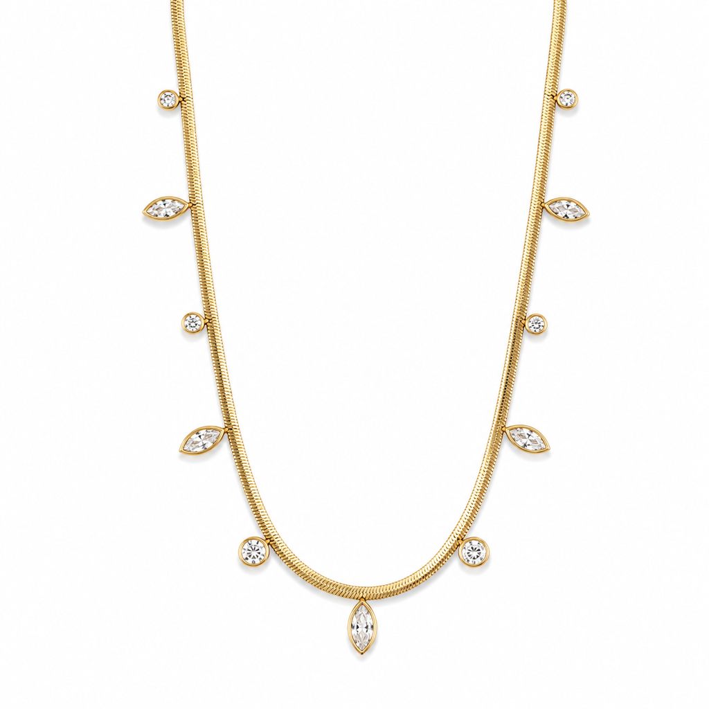 Snake Stone Necklace