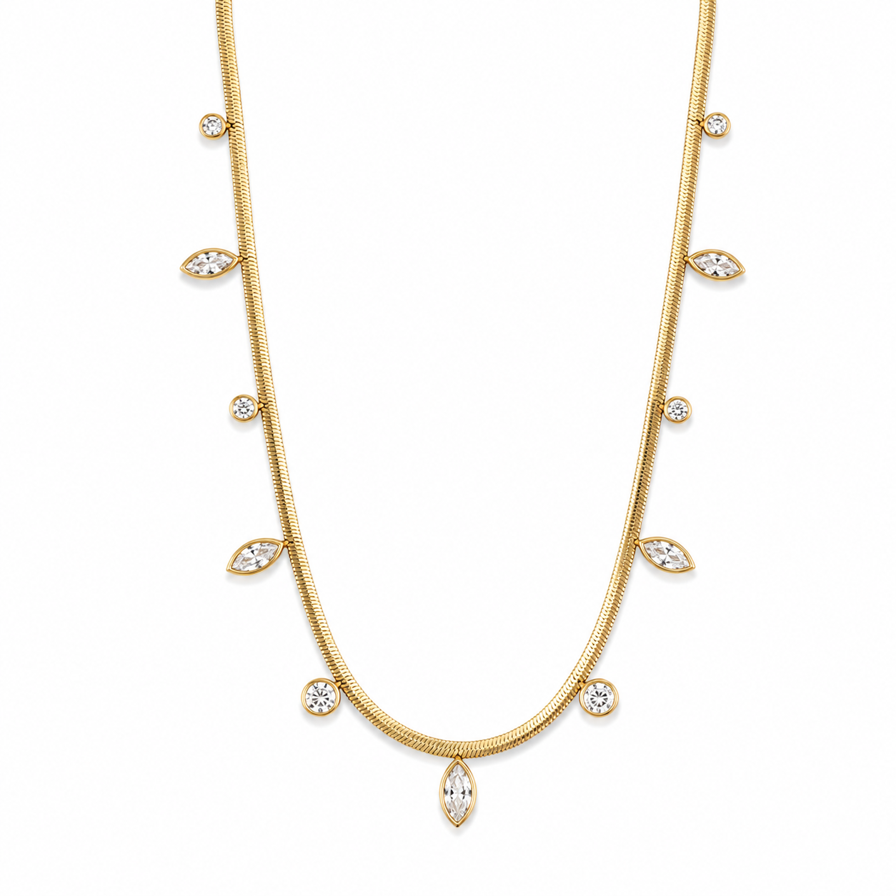 Snake Stone Necklace