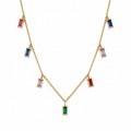 Tira multi stone  Necklace