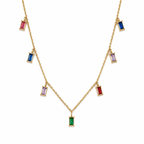 Tira multi stone  Necklace