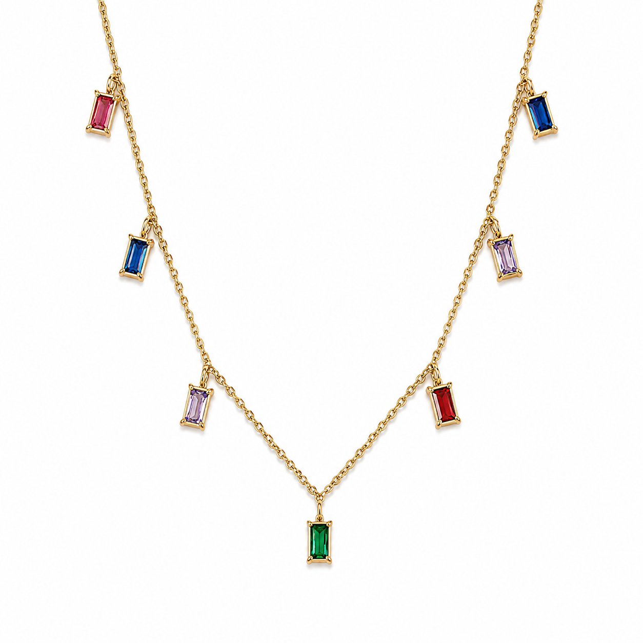 Tira multi stone  Necklace