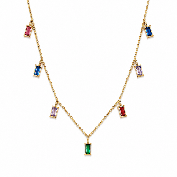 Tira multi stone  Necklace