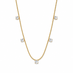 Stones charm necklace