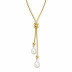 Pearl Drawstring Necklace