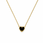 Heart reversible necklce