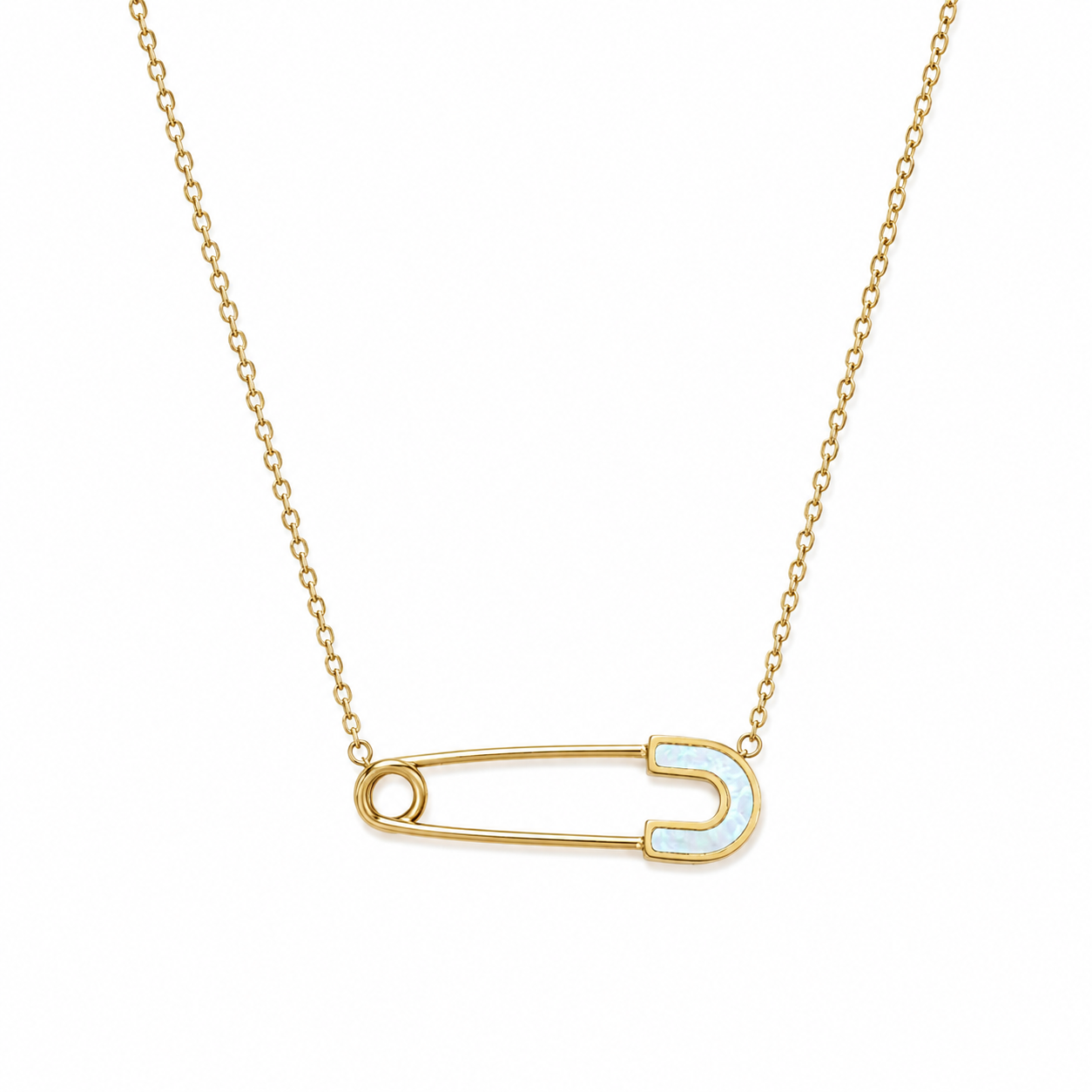 Safety Pin Necklace