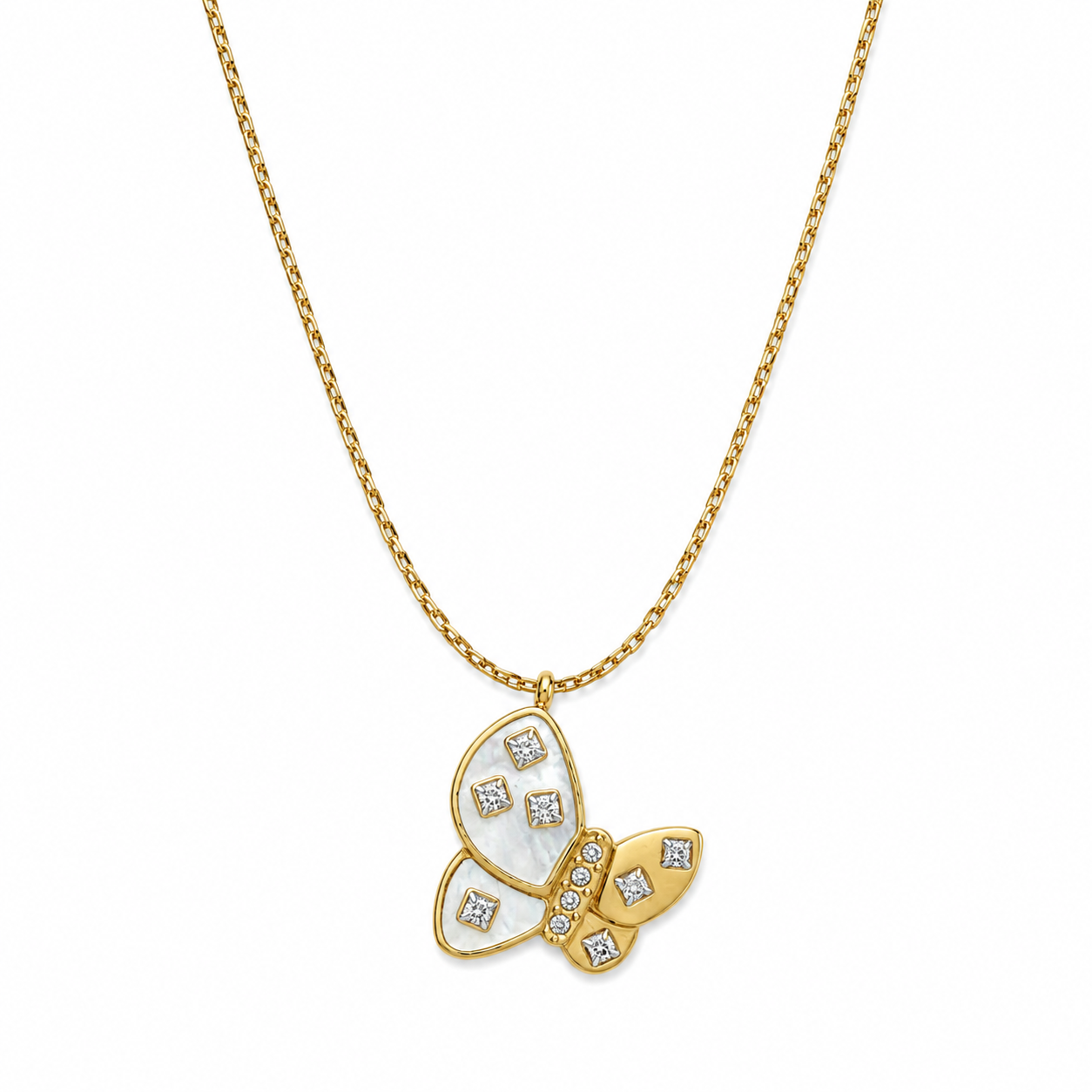 Butterfly Mop necklace