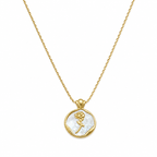 MOP Rose Necklace