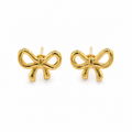 Belle Bow Gold Studs